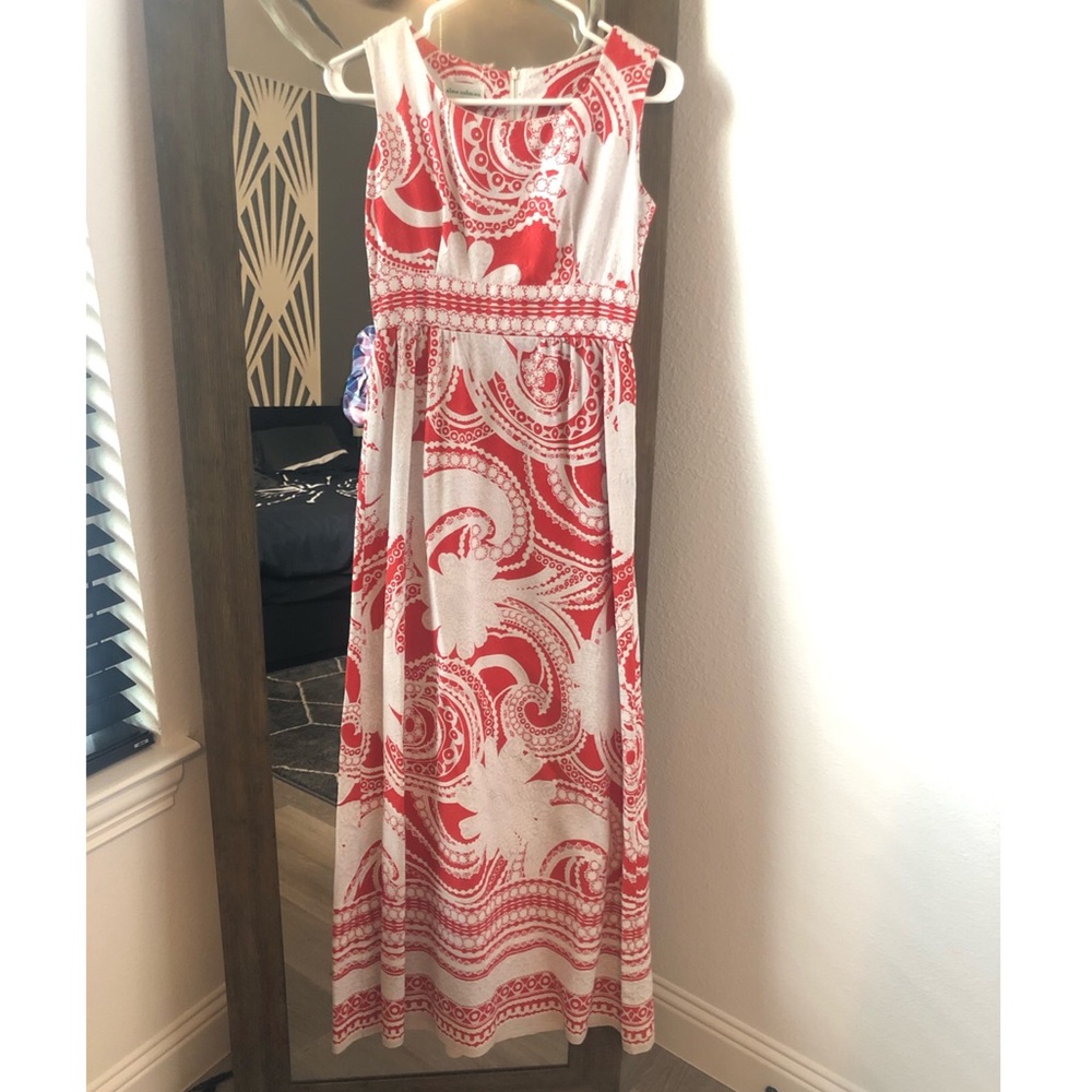 Vintage Alex Colman Hawaiian maxi dress